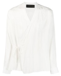 Camicia a maniche lunghe bianca di Atu Body Couture