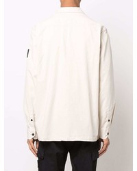 Camicia a maniche lunghe bianca di Calvin Klein Jeans