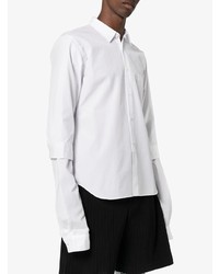 Camicia a maniche lunghe bianca di Comme Des Garcons Homme Plus