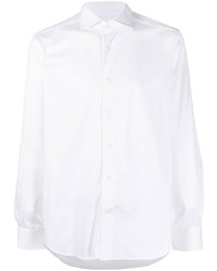 Camicia a maniche lunghe bianca di Corneliani