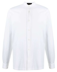 Camicia a maniche lunghe bianca di Dell'oglio