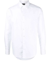 Camicia a maniche lunghe bianca di Emporio Armani