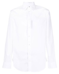Camicia a maniche lunghe bianca di Emporio Armani