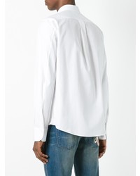 Camicia a maniche lunghe bianca di Gucci