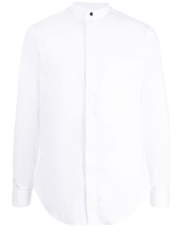 Camicia a maniche lunghe bianca di Giorgio Armani