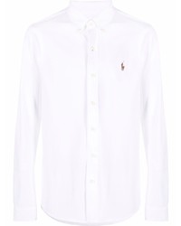 Camicia a maniche lunghe bianca di Polo Ralph Lauren