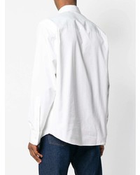 Camicia a maniche lunghe bianca di Calvin Klein Jeans Est. 1978