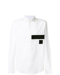 Camicia a maniche lunghe bianca di Versace Collection