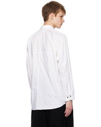 Camicia a maniche lunghe bianca di Jan Jan Van Essche
