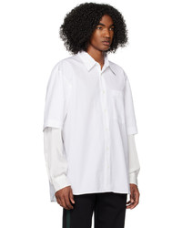 Camicia a maniche lunghe bianca di Dries Van Noten