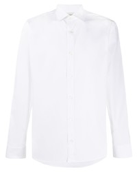 Camicia a maniche lunghe bianca di Z Zegna