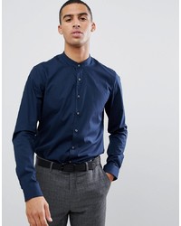 Camicia a maniche lunghe blu scuro di Calvin Klein