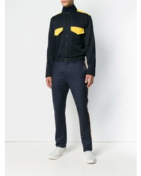 Camicia a maniche lunghe blu scuro di Calvin Klein 205W39nyc
