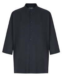 Camicia a maniche lunghe blu scuro di Dolce & Gabbana