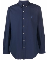 Camicia a maniche lunghe blu scuro di Polo Ralph Lauren