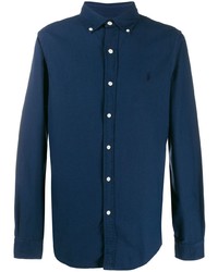 Camicia a maniche lunghe blu scuro di Ralph Lauren