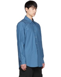 Camicia a maniche lunghe blu di Wooyoungmi