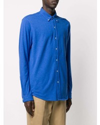 Camicia a maniche lunghe blu di Ralph Lauren