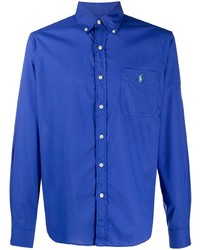 Camicia a maniche lunghe blu di Polo Ralph Lauren