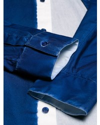 Camicia a maniche lunghe blu di Off-White
