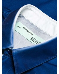Camicia a maniche lunghe blu di Off-White