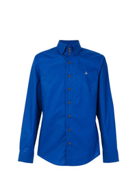 Camicia a maniche lunghe blu di Vivienne Westwood