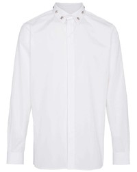 Camicia a maniche lunghe con borchie bianca di Givenchy