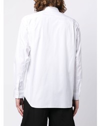 Camicia a maniche lunghe con volant bianca di Comme Des Garcons SHIRT