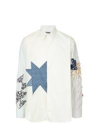 Camicia a maniche lunghe decorata bianca di Calvin Klein 205W39nyc