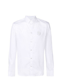 Camicia a maniche lunghe decorata bianca di Frankie Morello