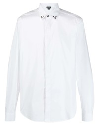 Camicia a maniche lunghe decorata bianca di Just Cavalli