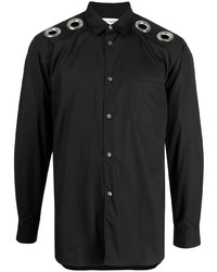 Camicia a maniche lunghe decorata nera di Comme Des Garcons SHIRT