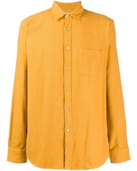 Camicia a maniche lunghe di flanella gialla di Portuguese Flannel