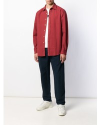 Camicia a maniche lunghe di flanella rossa di Portuguese Flannel
