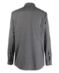 Camicia a maniche lunghe di lana grigia di BOSS