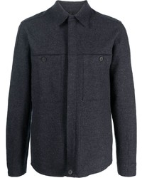 Camicia a maniche lunghe di lana grigio scuro di Transit