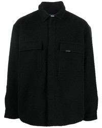 Camicia a maniche lunghe di lana nera di Represent