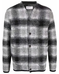 Camicia a maniche lunghe di lana scozzese grigia di Universal Works