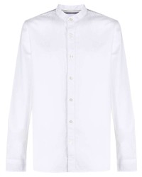 Camicia a maniche lunghe di lino bianca di Calvin Klein Jeans
