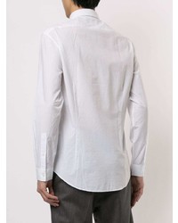 Camicia a maniche lunghe di lino bianca di Cerruti 1881
