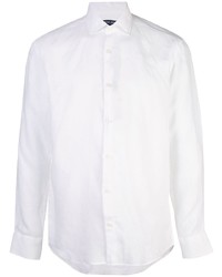 Camicia a maniche lunghe di lino bianca di Frescobol Carioca