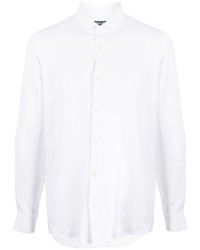 Camicia a maniche lunghe di lino bianca di Frescobol Carioca