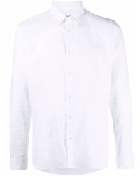 Camicia a maniche lunghe di lino bianca di GREY DANIELE ALESSANDRINI