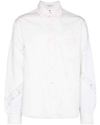 Camicia a maniche lunghe di lino bianca di Marine Serre