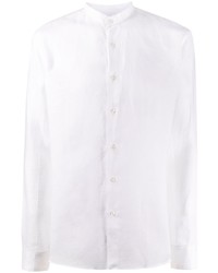 Camicia a maniche lunghe di lino bianca di PENINSULA SWIMWEA