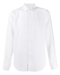 Camicia a maniche lunghe di lino bianca di Sandro Paris