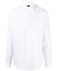 Camicia a maniche lunghe di lino bianca di Sease