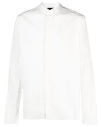 Camicia a maniche lunghe di lino bianca di Thom Krom