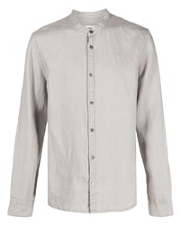 Camicia a maniche lunghe di lino grigia di Zadig & Voltaire