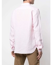 Camicia a maniche lunghe di lino rosa di Orlebar Brown